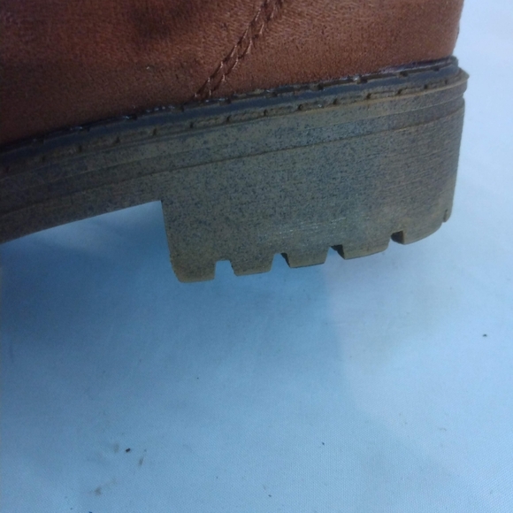 Universal Thread Brown Faux Fur Suede Booties - Picture 6 of 12